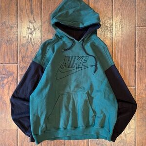 Vintage 90s Nike Colour-block Hoodie
